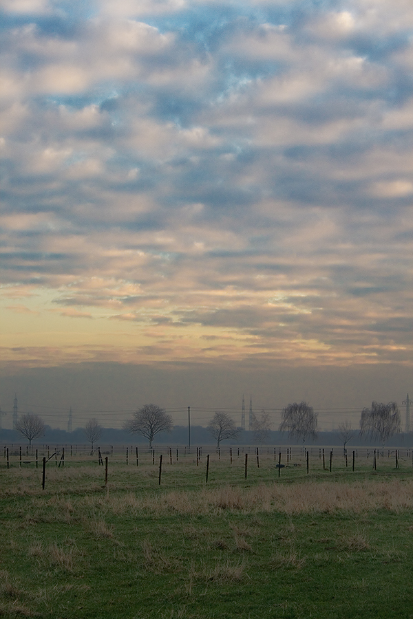 Wintermorgen bei Sonnenaufgang