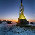 Wintermorgen Hafen von  Schleswig 