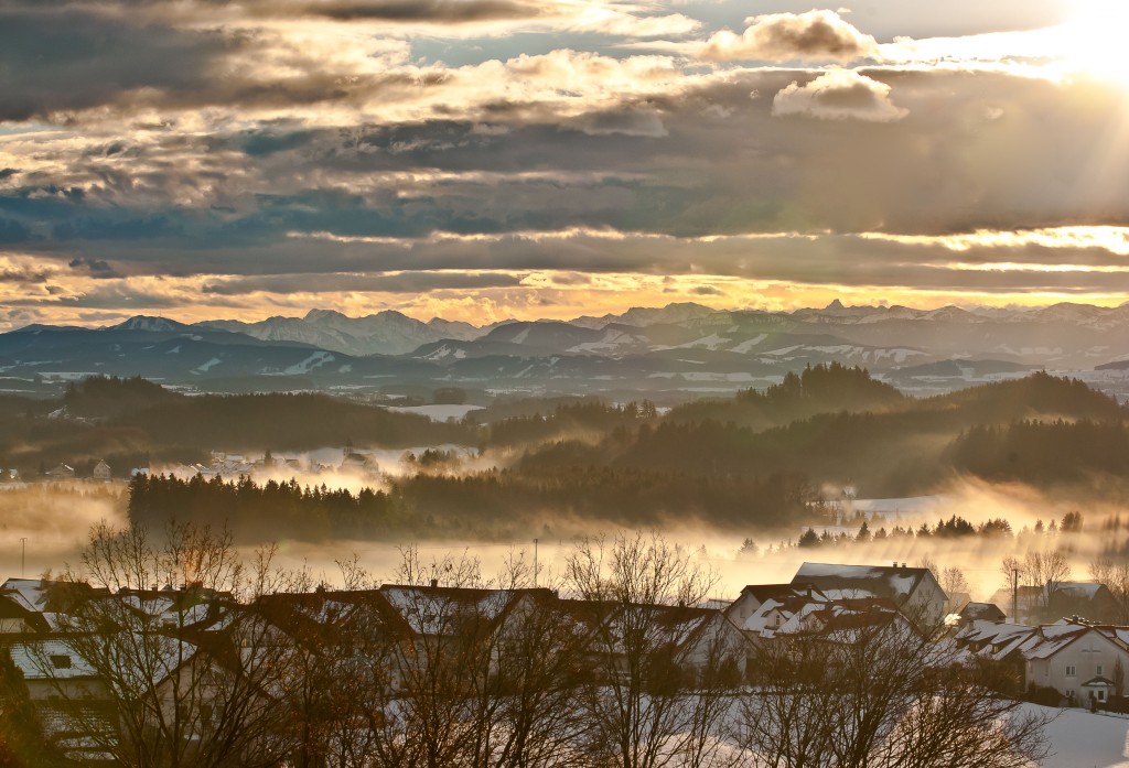 Wintermorgen im Allgäu