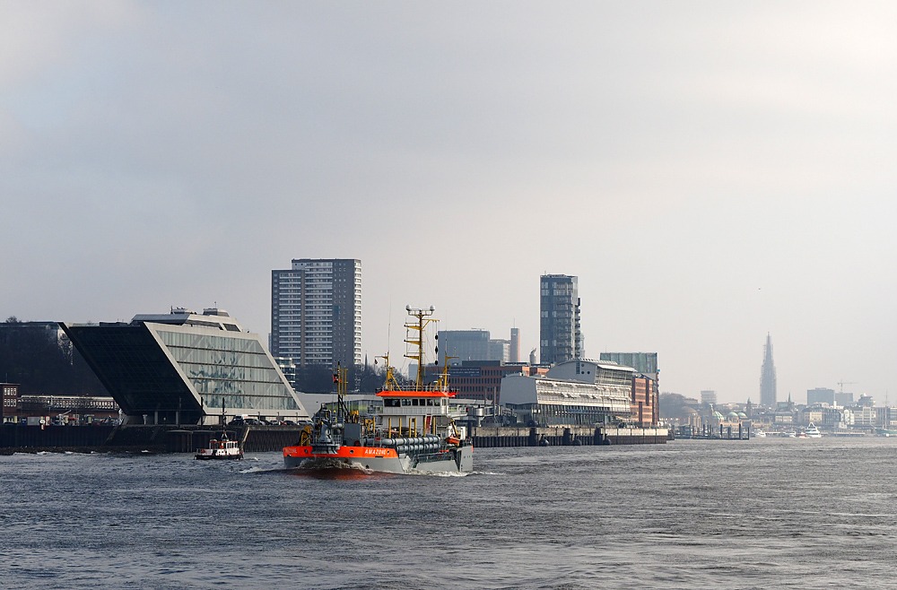 Wintermorgen im Hafen