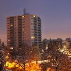 Wintermorgen im Stadtgebiet Mittelberg