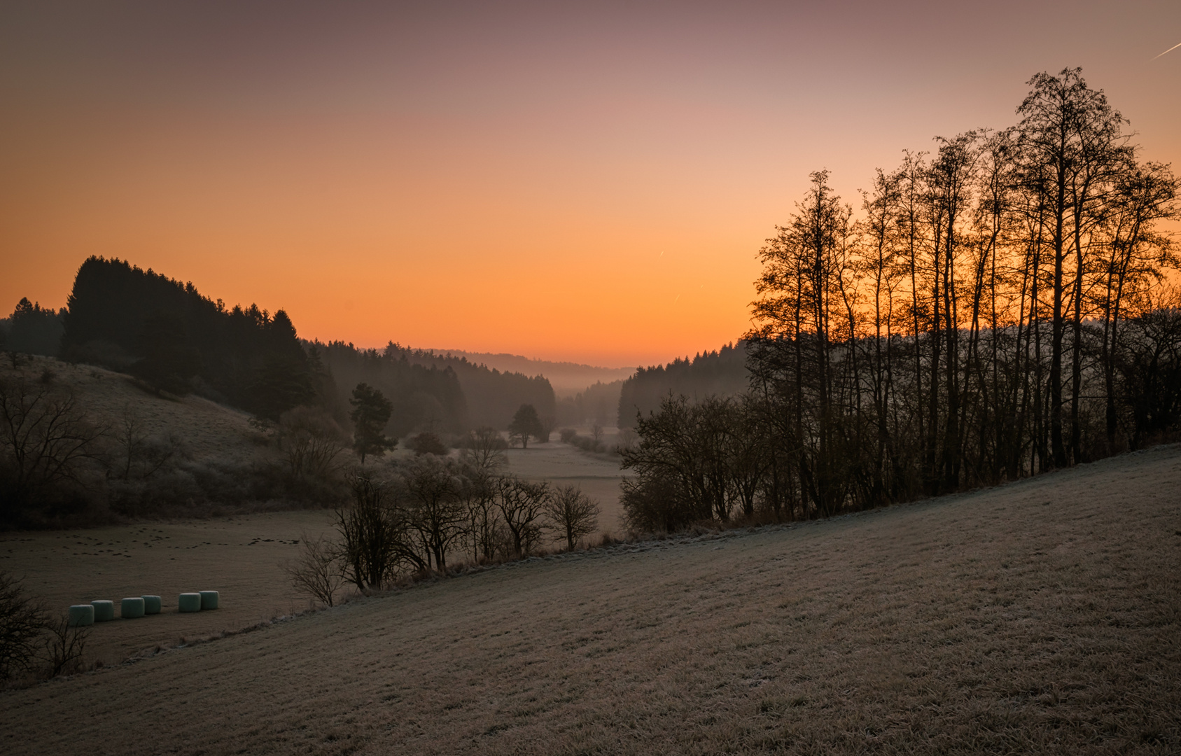  Wintermorgen im Tal