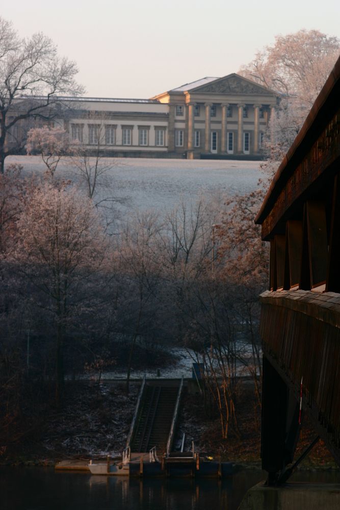Wintermorgen in Bad Cannstatt by W. Steeb 