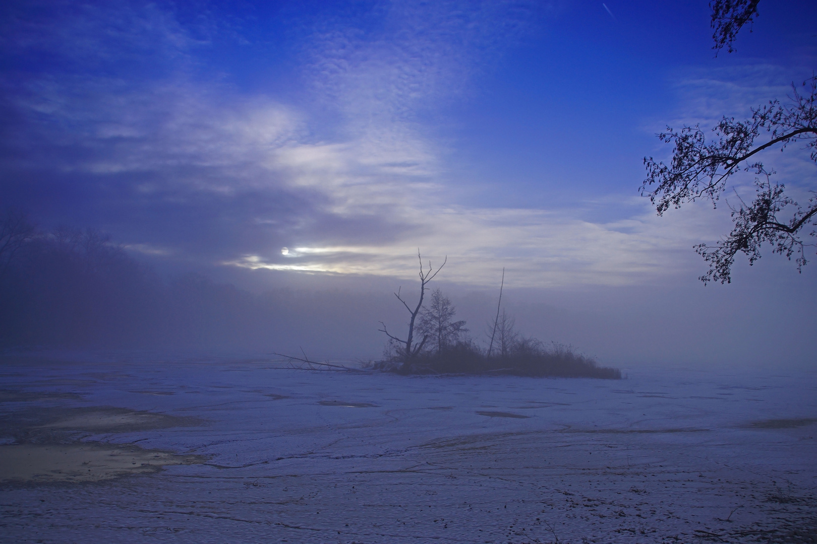 Wintermorgen in den Teichen