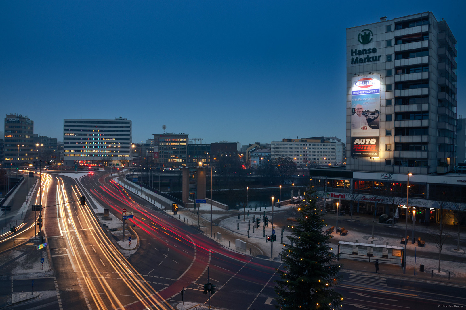 Wintermorgen in der Stadt