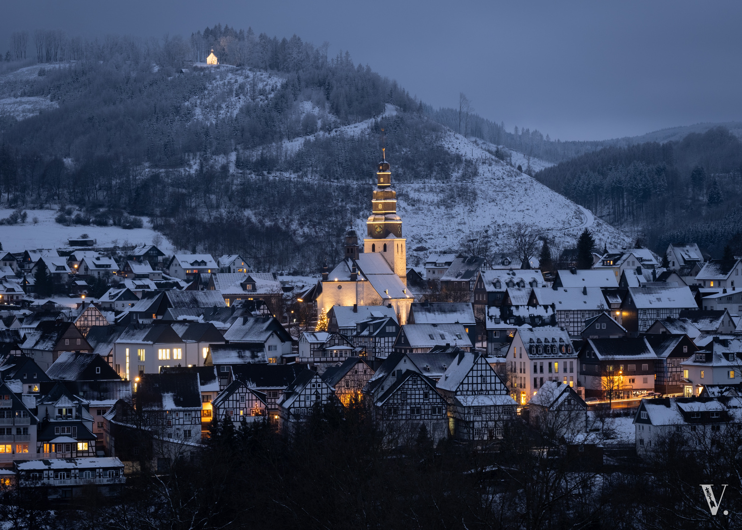 Wintermorgen in Hallenberg