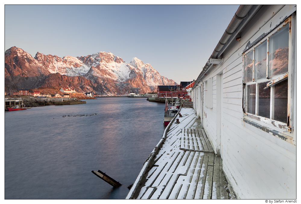 Wintermorgen in Henningsvaer