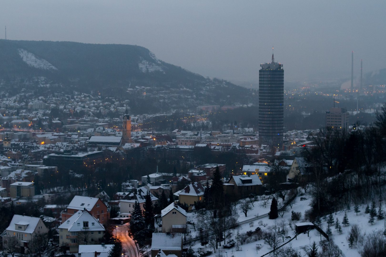 Wintermorgen in Jena