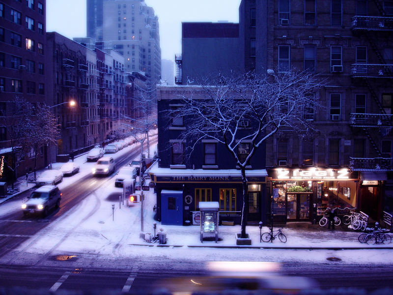 Wintermorgen in New York
