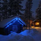 Wintermorgen in Nordfinnland