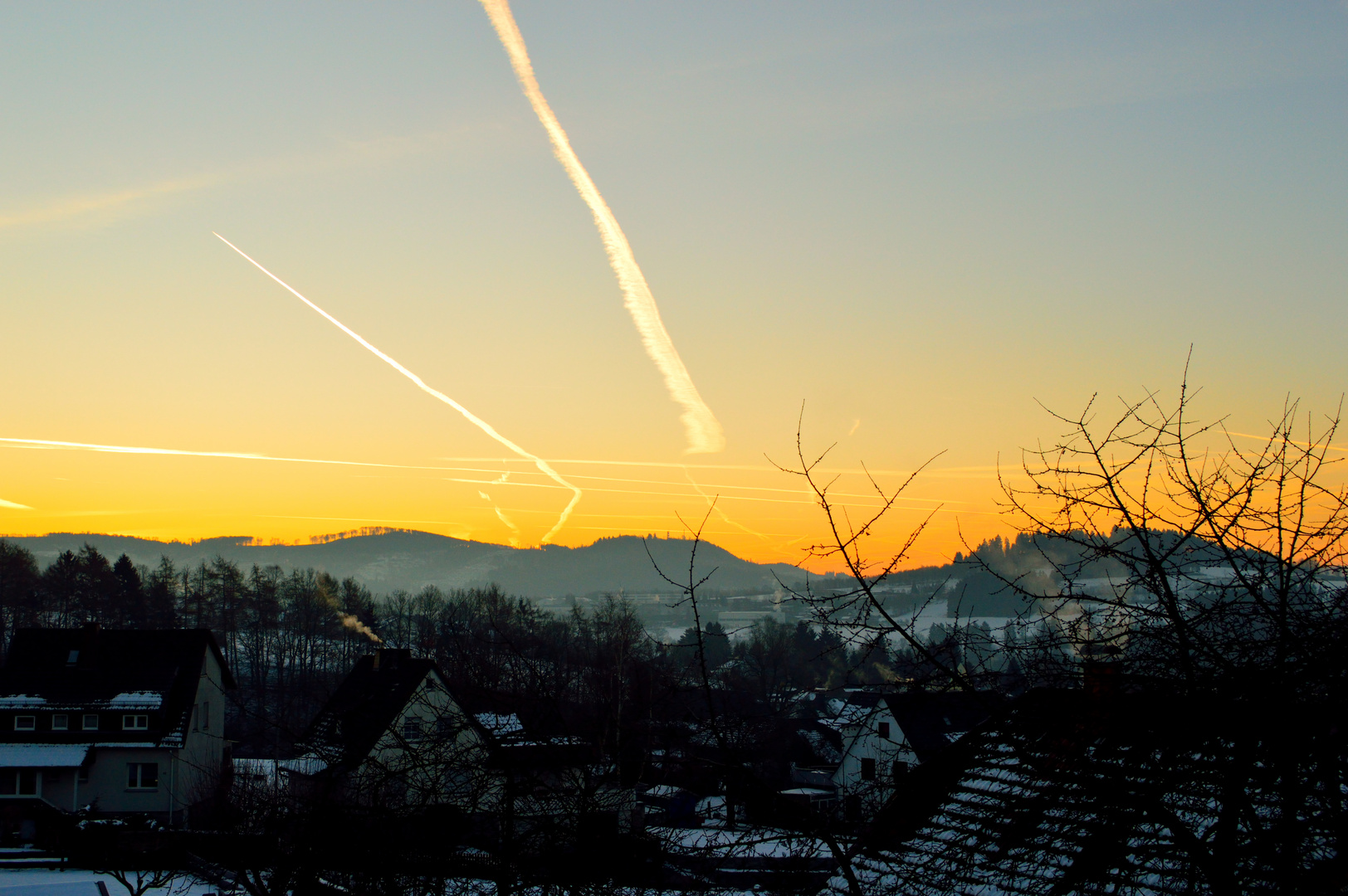 Wintermorgen in Oeventrop (Sauerland)