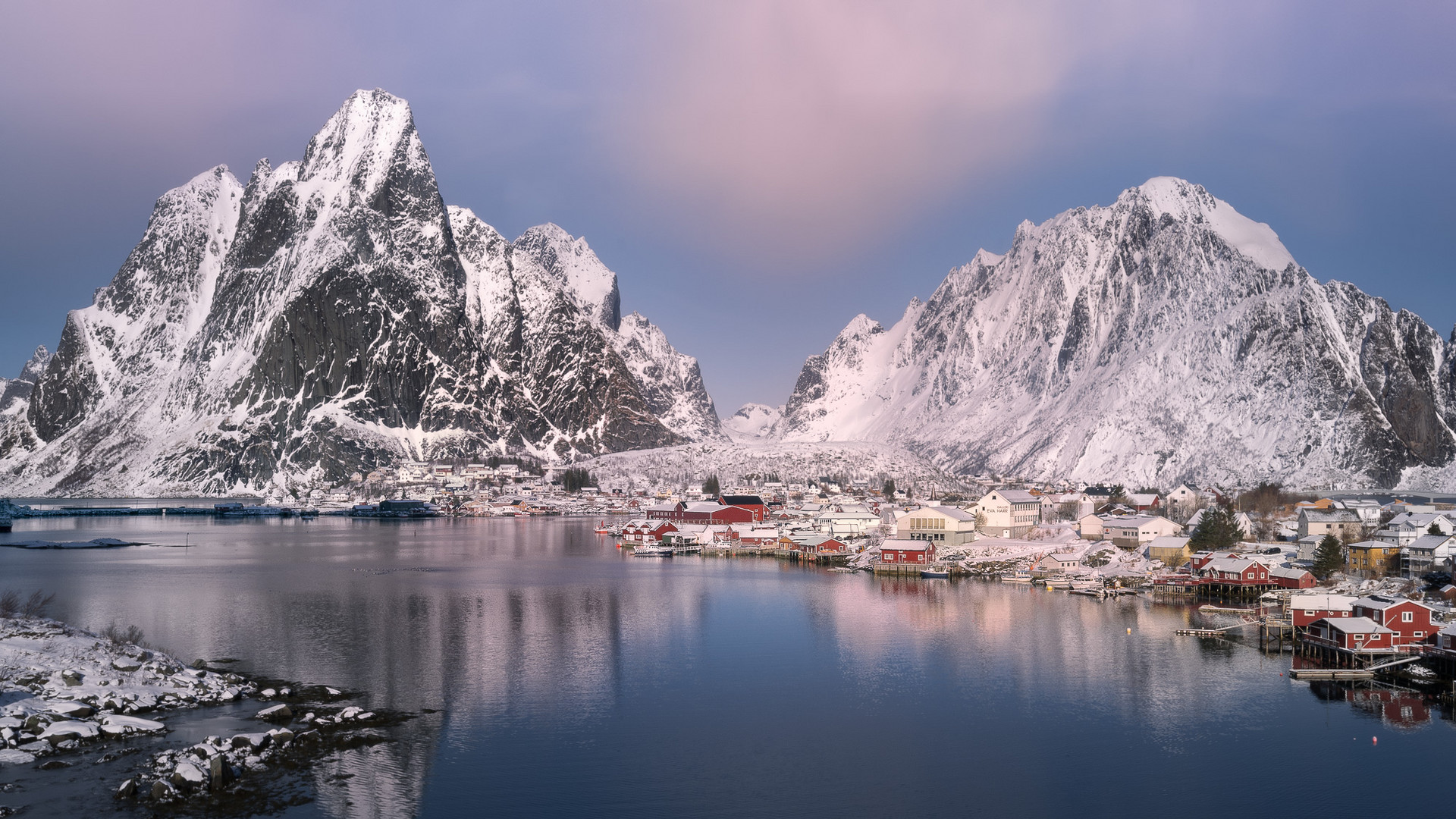 Wintermorgen in Reine