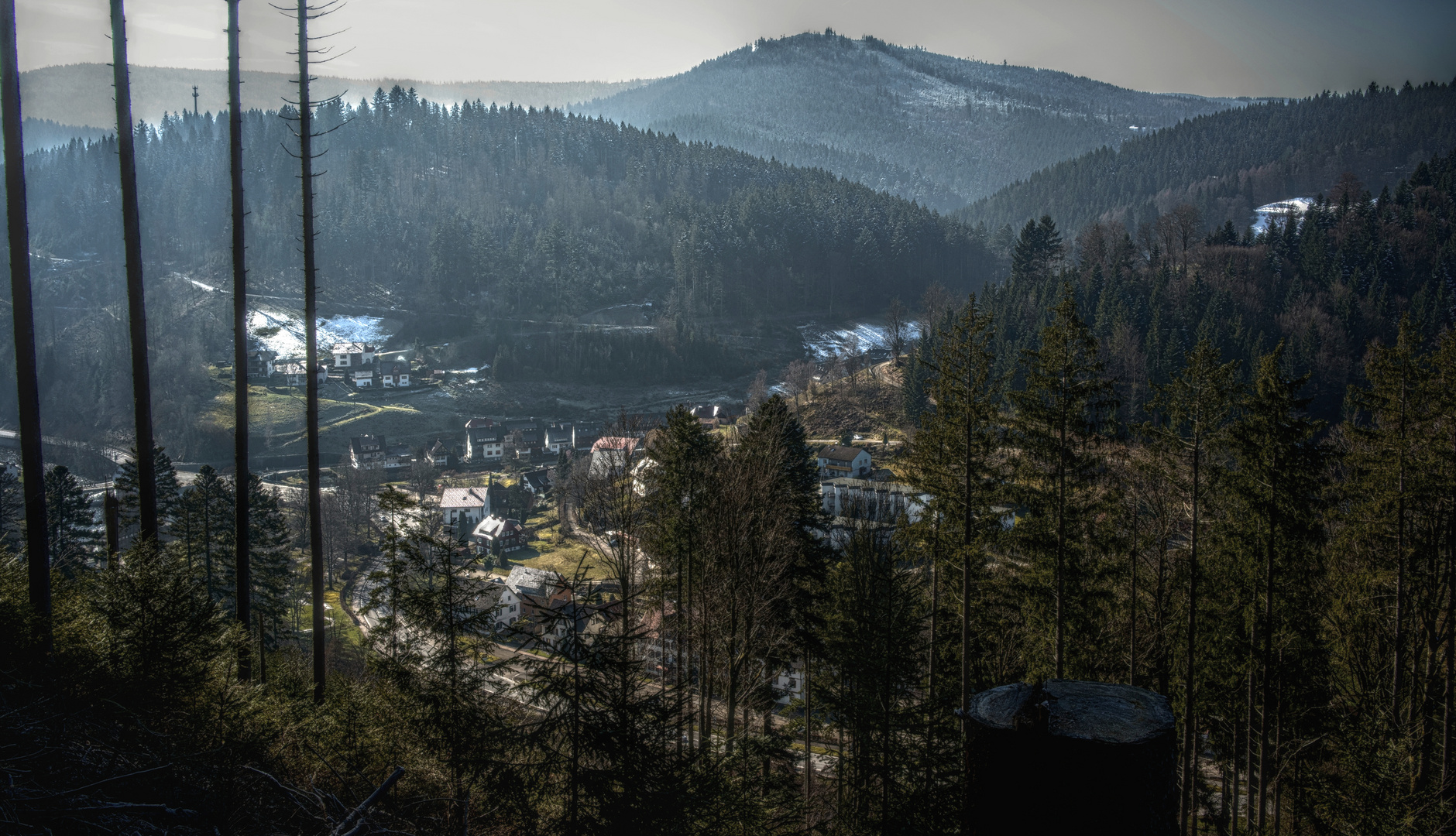 Wintermorgen in Schönmünzach