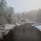 Wintermorgen mit Nebel