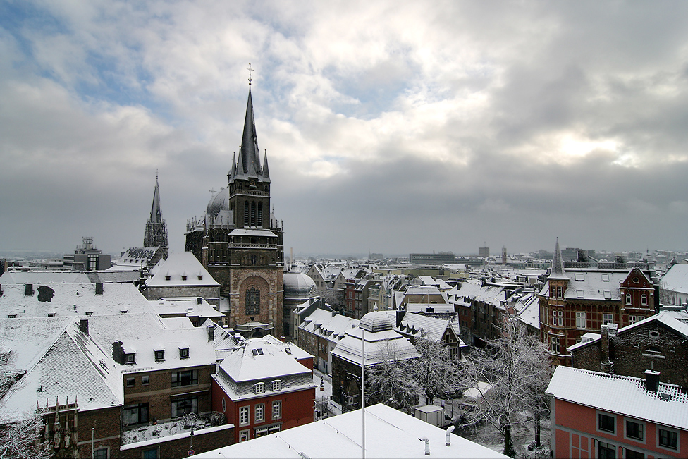 Wintermorgen über Aachen