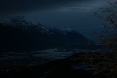 Wintermorgen über Innsbruck