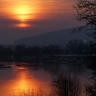 Wintermorgen Weser