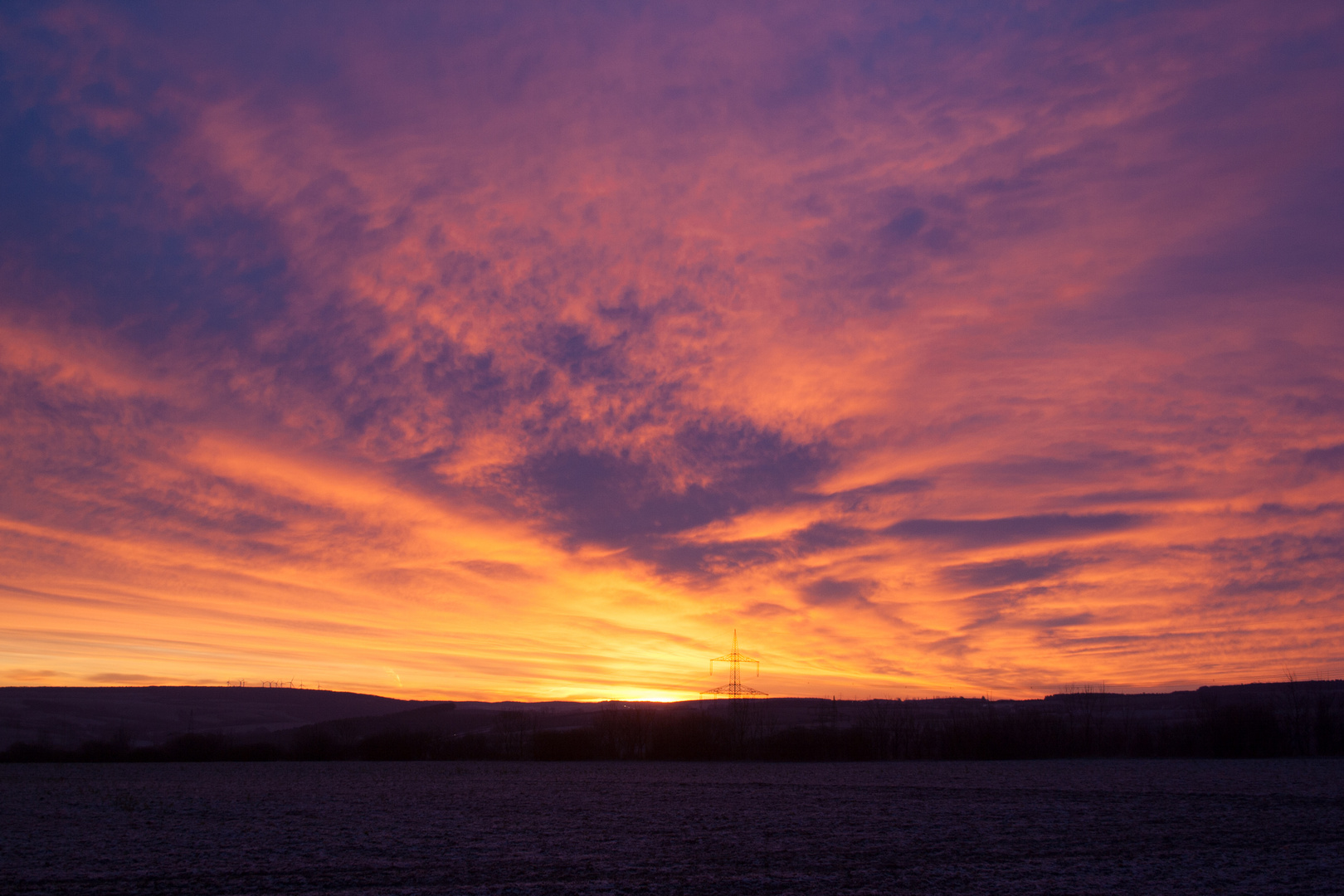 Wintermorgenrot