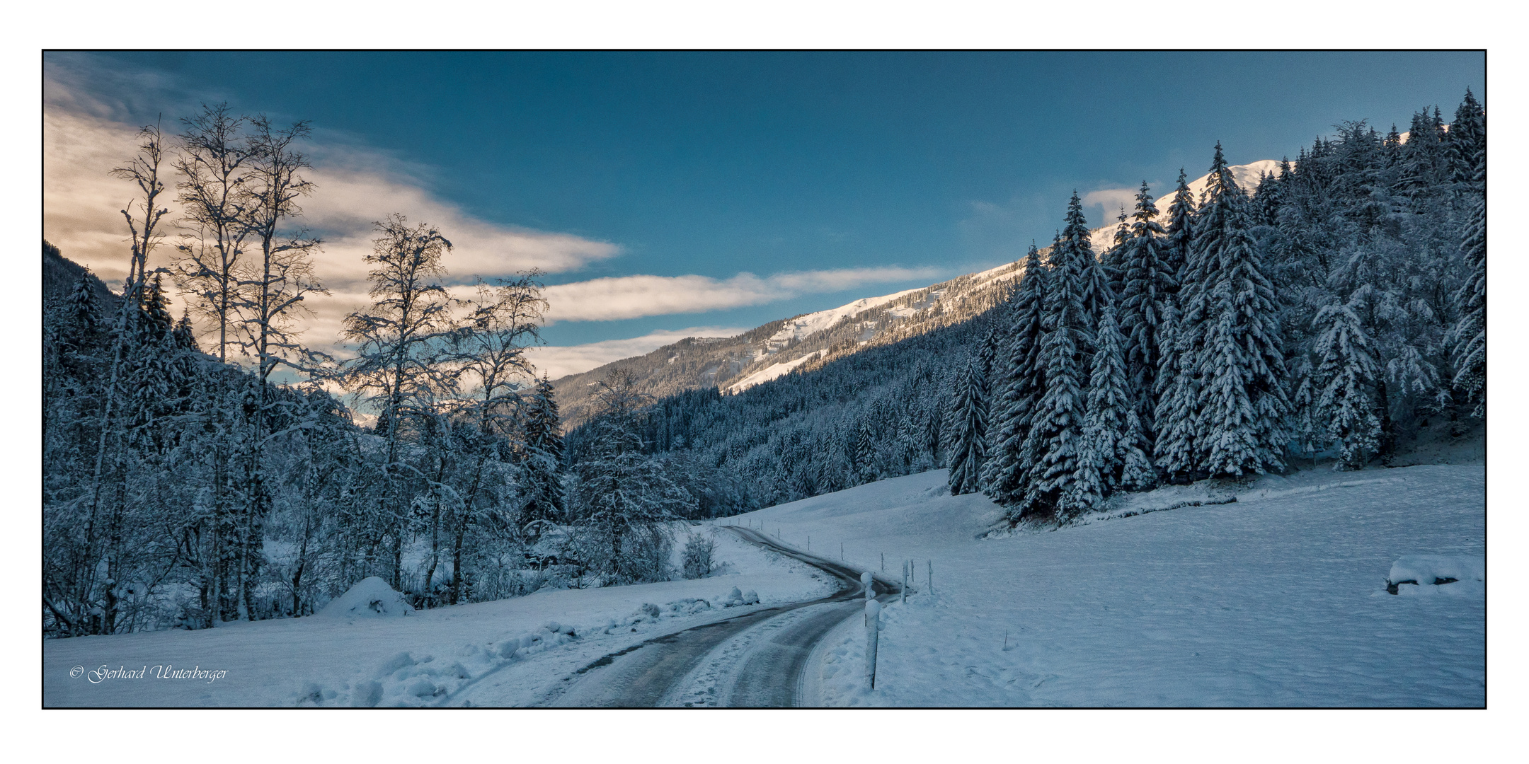 Wintermotiv aus dem Tiroler Unterland