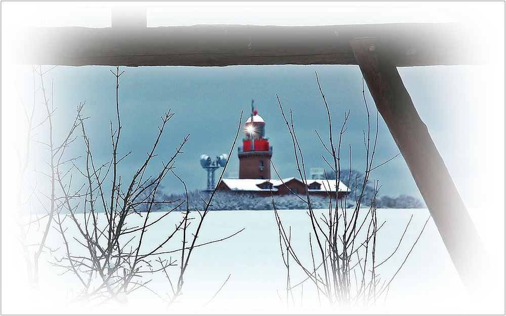 Winternachmittag am Bastorfer Leuchtturm