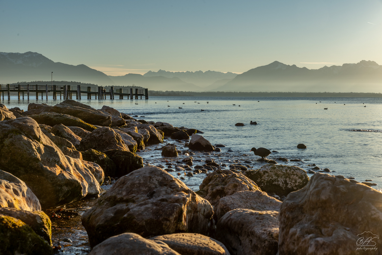 Winternachmittag am Chiemsee