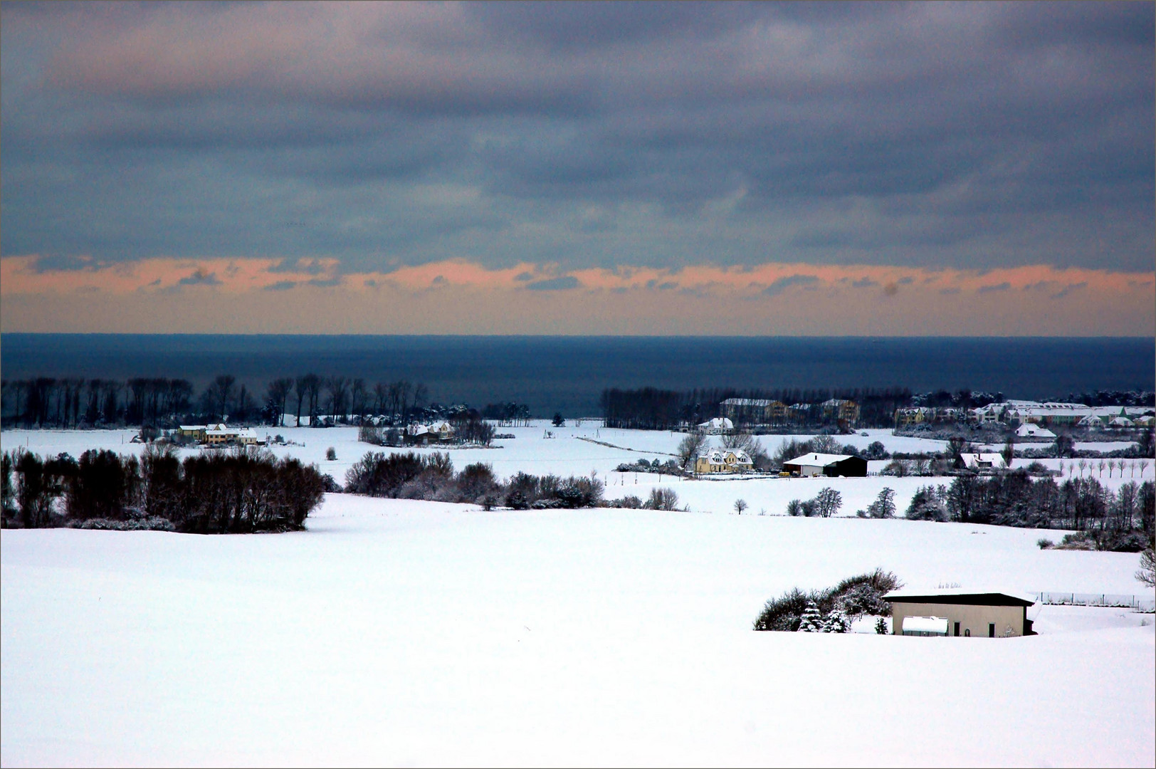 Winternachmittag bei Bastorf/Ostsee