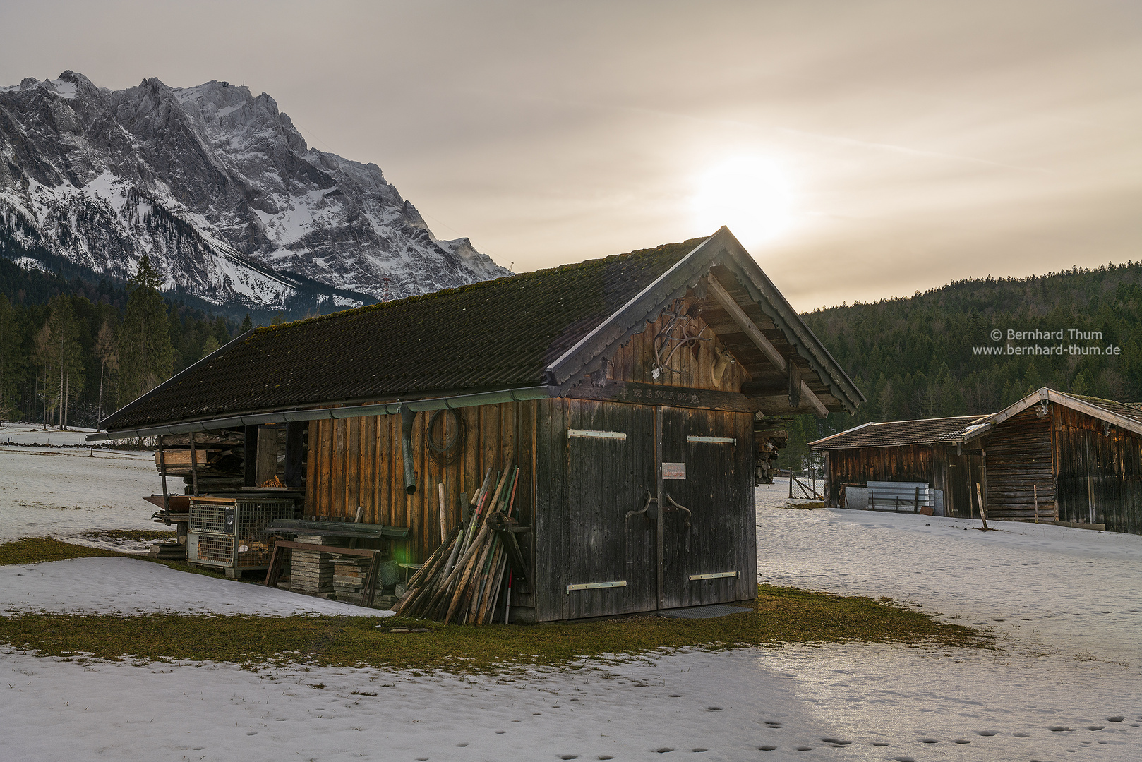 Winternachmittag bei Grainau