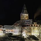 Winternacht am Schloss Elmau