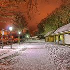 Winternacht am Treptower Hafen