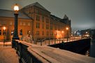 Winternacht an der Spree - Berlin Mitte by SILVA WISCHEROPP 