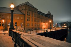 Winternacht an der Spree - Berlin Mitte