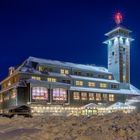 Winternacht auf dem Fichtelberg