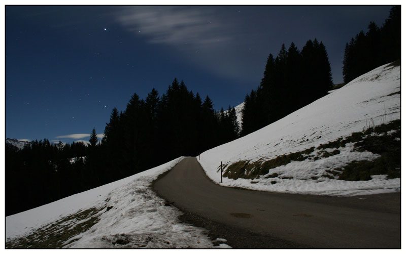 Winternacht im Emmental