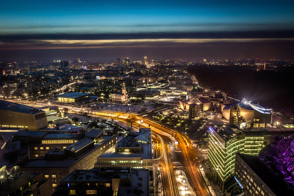 Winternacht in Berlin