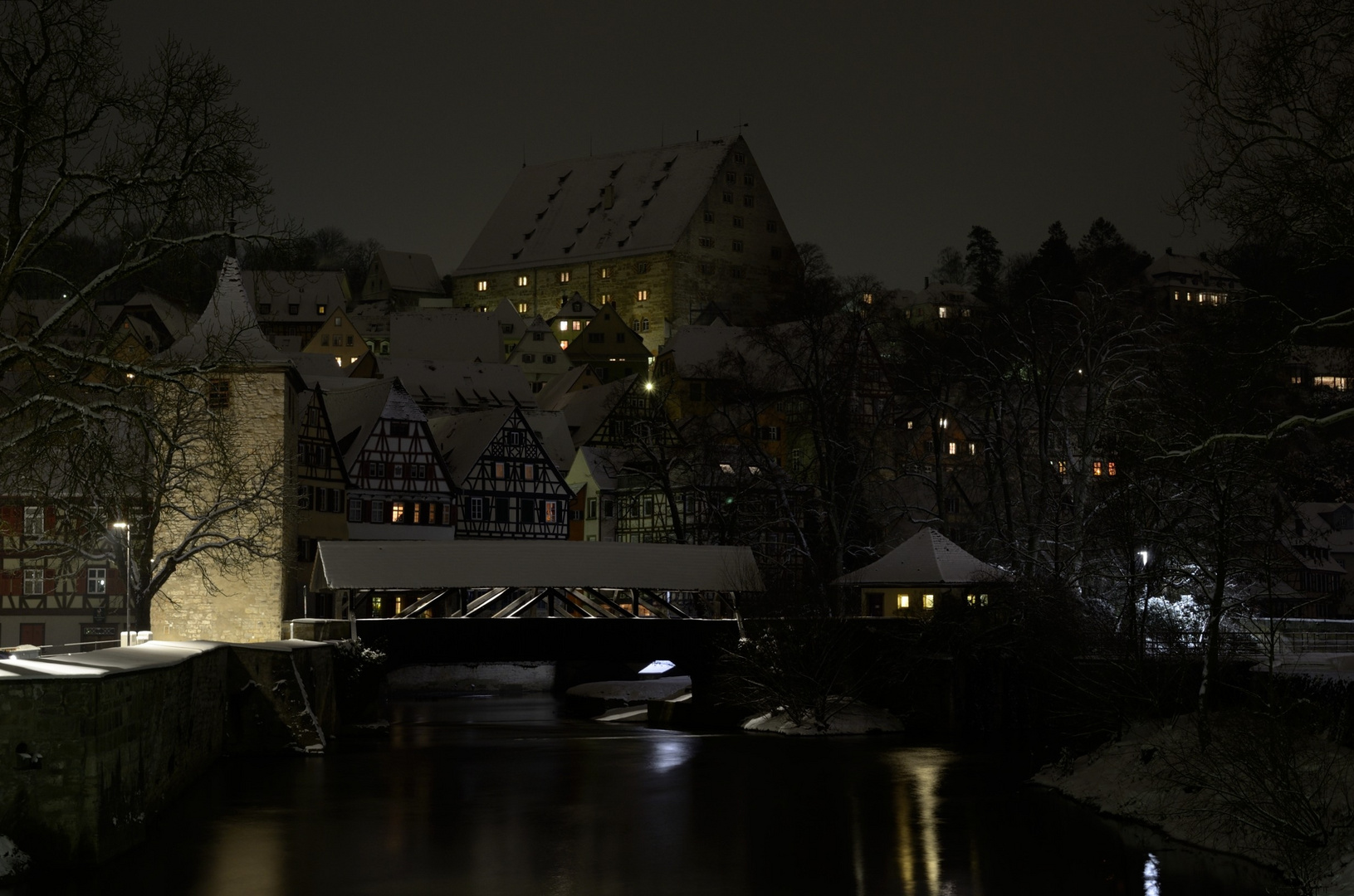 Winternacht in Hall