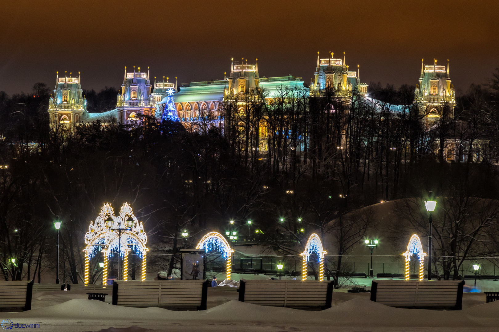 Winternacht in Moskau (2)