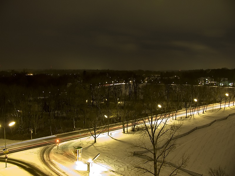 Winternacht in München