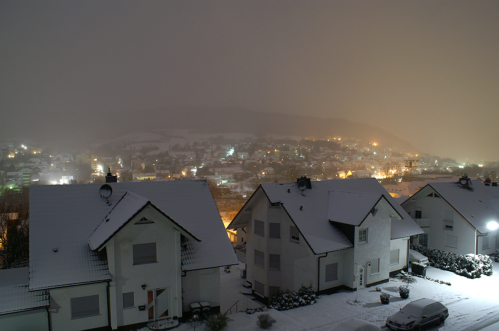 Winternacht in Plettenberg