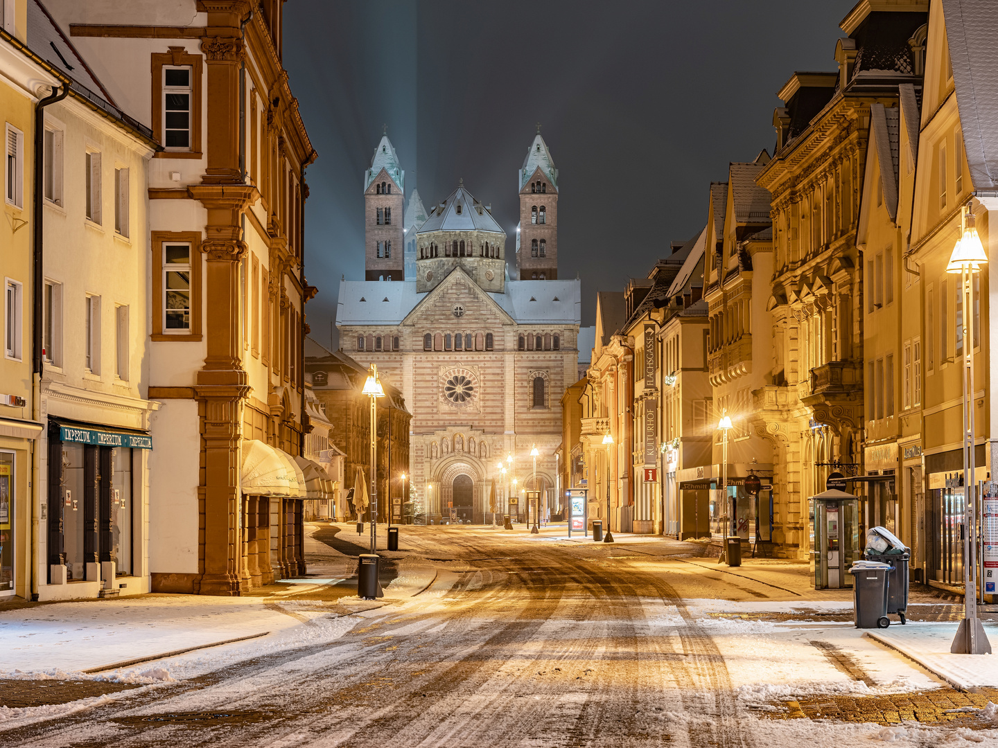 Winternacht in Speyer