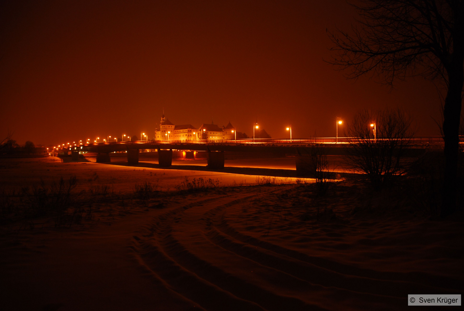 Winternacht in Torgau