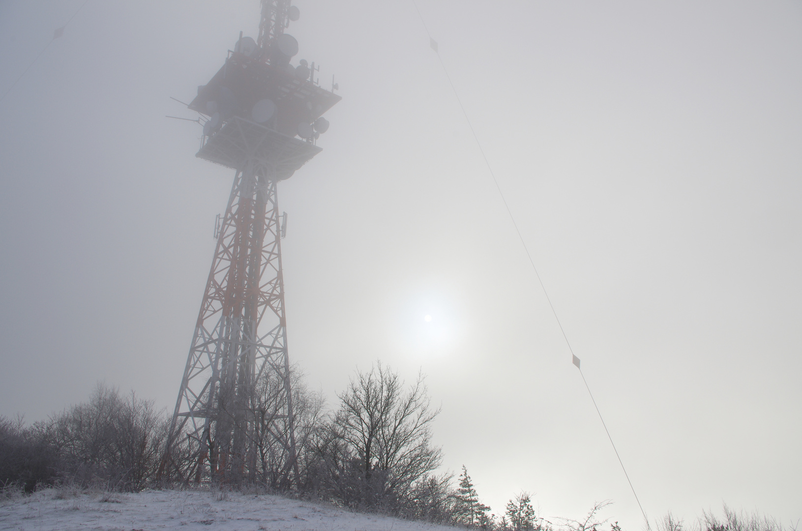 Winternebel am Hesselberg