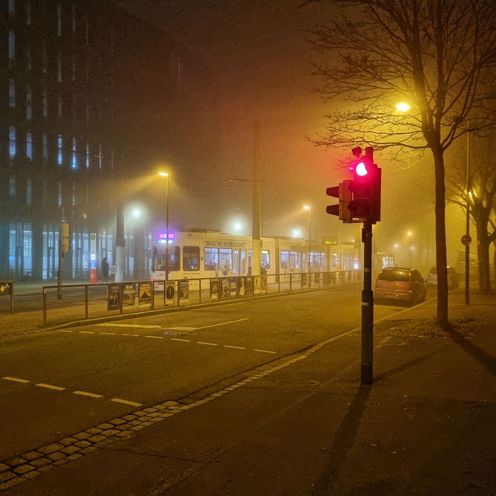 "Winternebel in der Stadt"