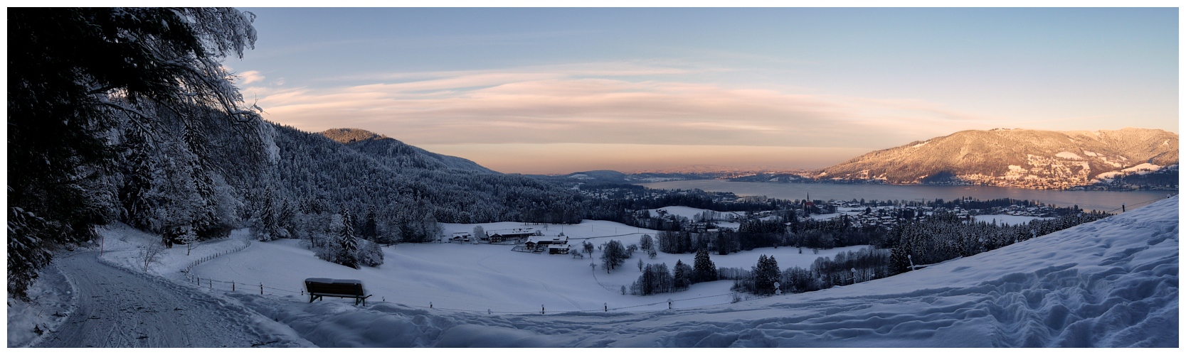 Winterpano Tegernsee