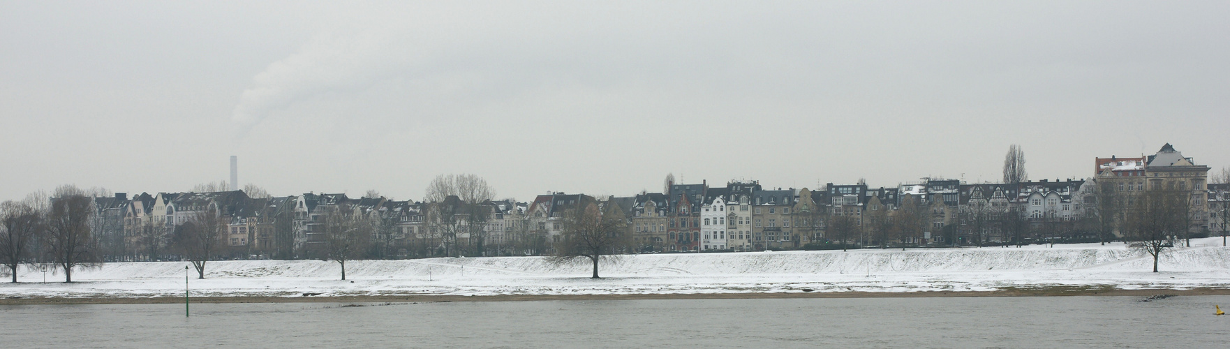 Winterpanorama Düsseldorf