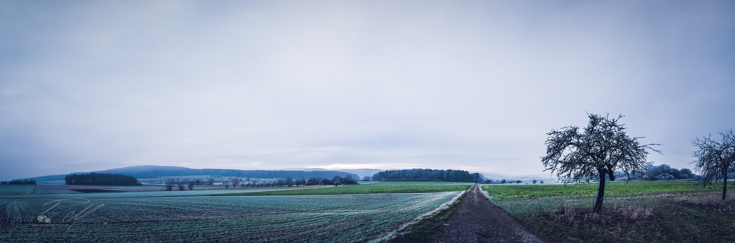 Winterpanorama im Nachbarort