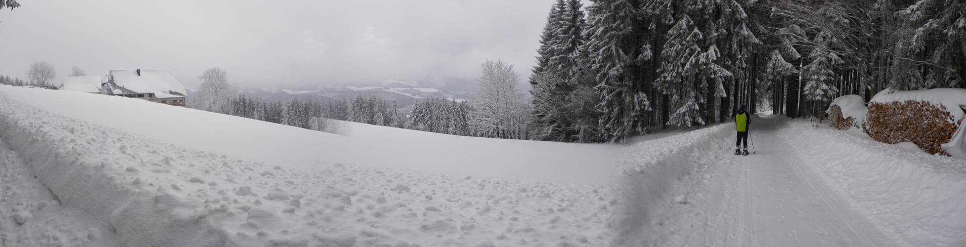 Winterpanorama im Schwarzwald