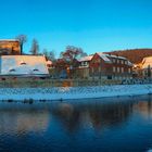 Winterpanorama in der Morgensonne - Gera-Untermhaus 