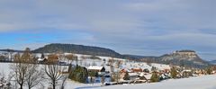 Winterpanorama Pfaffenstein rechte Seite