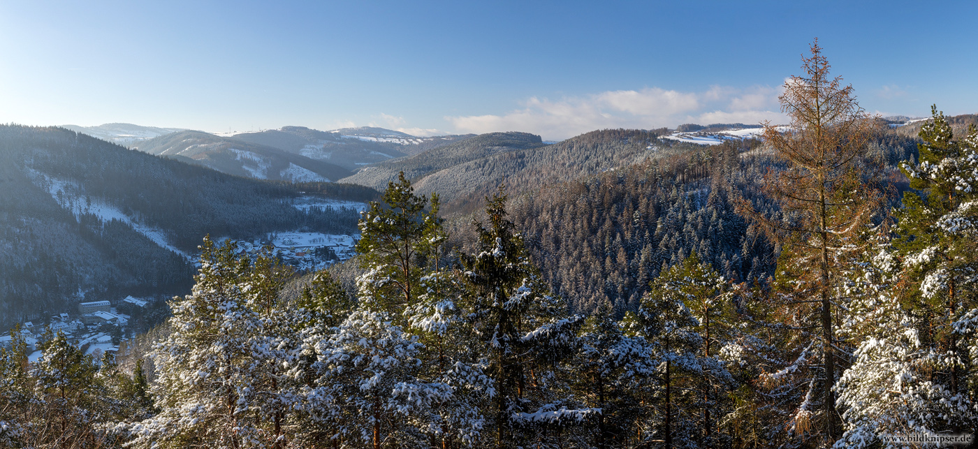 Winterpanorama - Schwarzatal