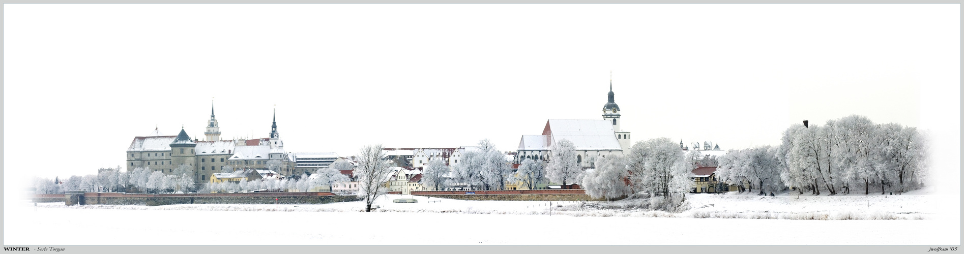 Winterpanorama Torgau